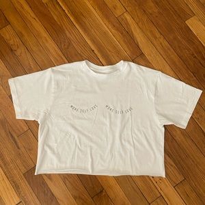 Self Love cropped tee